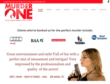 Tablet Screenshot of murder-one.com
